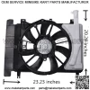 For 2008-2013 2014 Toyota Yaris Scion xD Radiator And Condenser Fan TO3115145 - Image 3