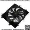 Radiator Cooling Fan Assembly For 2012-2018 Nissan Versa Sedan & Note 214819KK0A - Image 5
