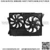 Engine Radiator Cooling Fan Assembly for 2013-19 Ford Explorer Flex Lincoln MKT - Image 2