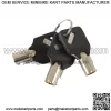 Steel Ball and Ring Hitch Lock Electro-Plated and Powder Coated Finish Red - Image 2