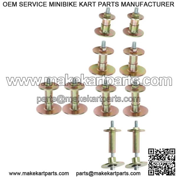 For 1978-1979 Ford Bronco 6-103 Body Mount Hardware 40 Piece Kit - Image 2