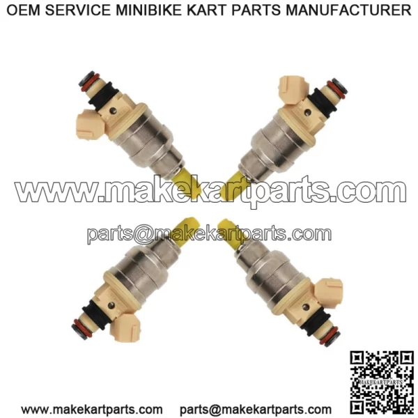INP-470 4 Pcs Upgraded Fuel Injectors For 1998 Chevrolet Tracker 1.6L 2/4-Door - Image 2