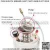 Stainless Steel 1 Gallon Hand-Pump Sprayer With Reinforced Hose 4L 12" Wand 3FT - Image 3
