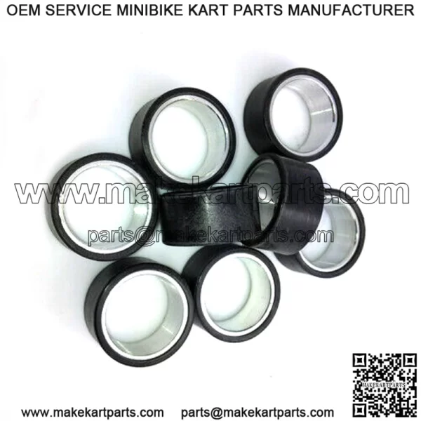 New Clutch Roller Weights 18g 8-Pack Fit Yamaha RHINO YXR660 2004-2007  (Fits: Yamaha Rhino 660)