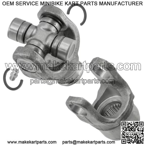 2x Front Drive Shaft Yoke with U-Joint for Yamaha Grizzly 450 YFM450 YFM45F 2007 (For: 2006 Yamaha Rhino 660)