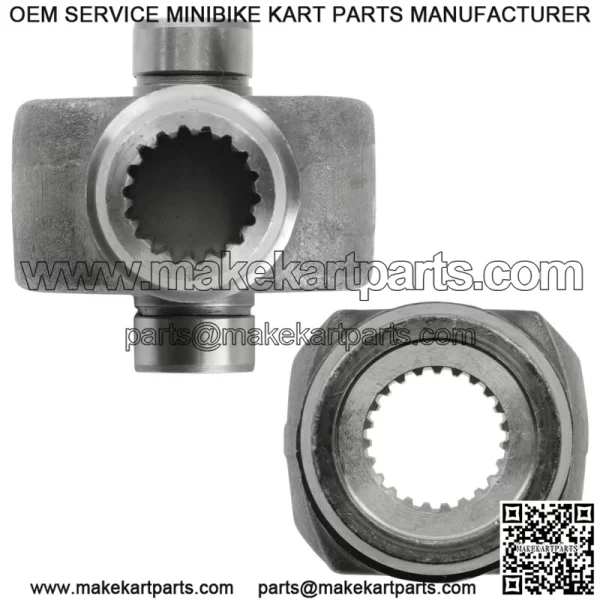 2x Front Drive Shaft Yoke with U-Joint for Yamaha Grizzly 450 YFM450 YFM45F 2007 (For: 2006 Yamaha Rhino 660) - Image 5
