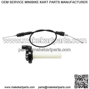 Kawasaki KLX110 New Complete Throttle Assembly & Cable Kit For OEM Carb KLX 110 (For: Kawasaki)