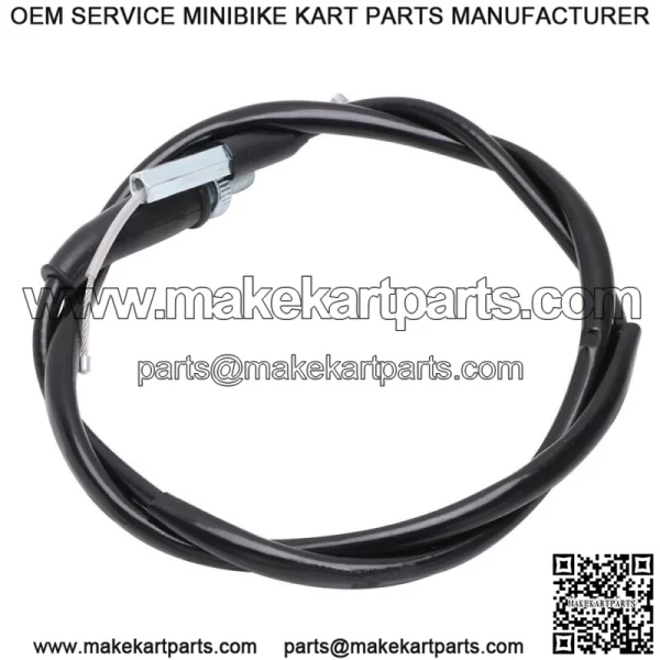 New Motorcycle Throttle Cable For Raptor250 YFM250R 2008-2013 2010 Metal Black (For: Yamaha) - Image 2