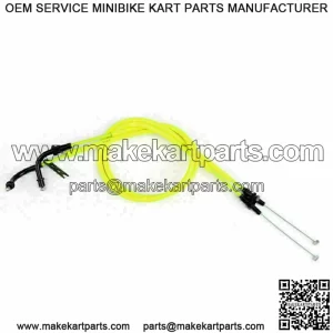 Motorcycle Throttle Cable Push/Pull Wire Fit For Suzuki 600 06-09 Green SG T9 (For: Suzuki)