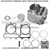 Cylinder Piston Gasket Top End Set Complet For Yamaha Moto-4 250 Yfm250 89-91
