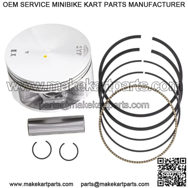 Stock Piston Kit for Yamaha Rhino Raptor Grizzly 660 YFM660R YFM660F 2001-2008 (Fits: Yamaha Rhino 660)