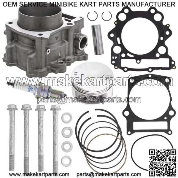 Cylinder Piston Gasket Top End Rebuild Kit for Yamaha Rhino 660 2004-2007 (Fits: Yamaha Rhino 660)