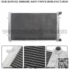 2ROW Aluminum Radiator For 1999-2005 VW VAG Golf Jetta MK4 Audi TT 1J0121253AD