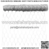72"x150' Galvanized Poultry Net Metal Mesh Fencing Chicken Wire 2" Holes Rustic - Image 2