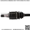 Front CV Axle Shaft Pair 2 for Toyota Tacoma 4Runner FJ Cruiser Lexus GX460 4.0L (For: Toyota) - Image 2