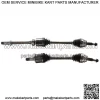 CV Axle Shaft Assembly Set For 2004-2010 Toyota Sienna Front Left and Right FWD (For: Toyota)