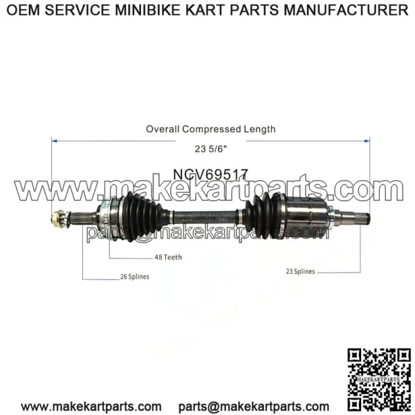 CV Axle Shaft Front Left Side fit for Toyota Corolla Prizm 1.6L 1.8L 1993-2002 (For: Toyota) - Image 2