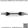 CV Axle Shaft Front Left & Right Set fit for Toyota Prius 1.5L L4 FHEV 2004-09 (For: Toyota) - Image 4