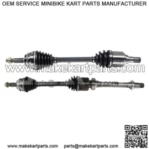 Front Pair CV Axle Joint Shaft Assembly for Toyota Highlander FWD 2.4L 2001-07 (For: Toyota)