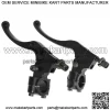 7/8" Handlebar Grip Throttle Cable Clutch Brake Lever For Honda Baja Doodlebug - Image 2