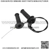 7/8" Handlebar Grip Throttle Cable Clutch Brake Lever For Honda Baja Doodlebug - Image 4