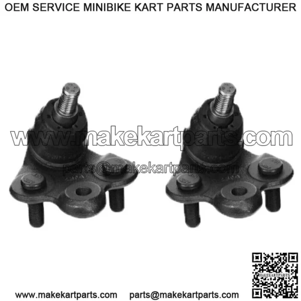 For 2006-2011 Acura CSX 2.0L Front Lower Control Arm Set Ball Joints Black 4pc - Image 4