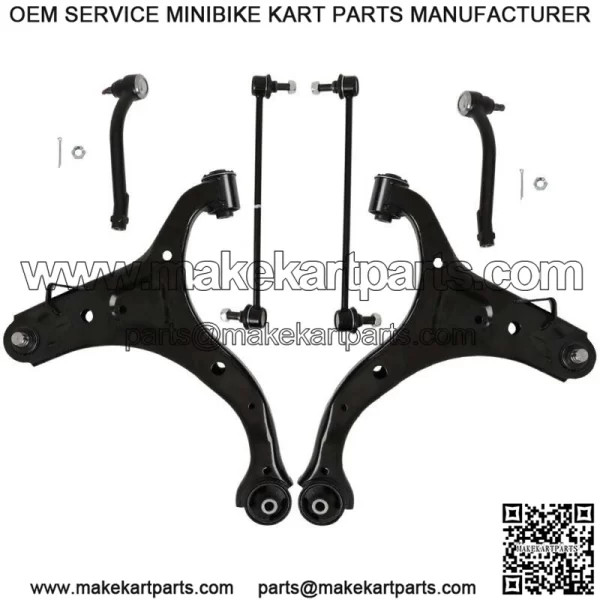 For 2010-2013 Hyundai Kia 3.5L Front Lower Control Arms Tierods Sway Bars Kit