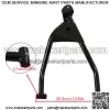 For Polaris 0454271-067 Black RH Front Control Arm 2009-2019 EFI Pursuit RZR 170 - Image 2