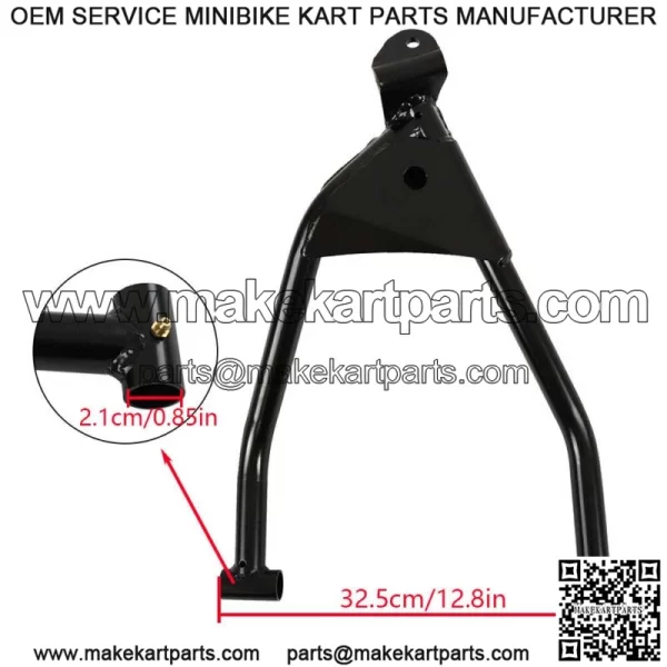 For Polaris 0454270-067 Black LH Front Control Arm 2009-2019 EFI Pursuit RZR 170 - Image 2