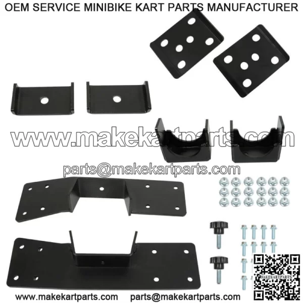 For 1999-2006 Silverado & Sierra 1500 6" Rear Axle Lowering C Notch & Flip Kit