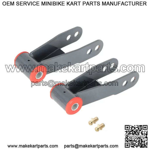 For 65-72 Ford F100 3.9L 5.0L 5.9L 6.4L 2" Rear Drop Shackle Lowering Kit - Image 3