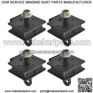 For 2004-2007 Yamaha  RHINO 660 BOTTOM & TOP ENGINE MOUNT RUBBER DAMPER KIT (Fits: Yamaha Rhino 660)