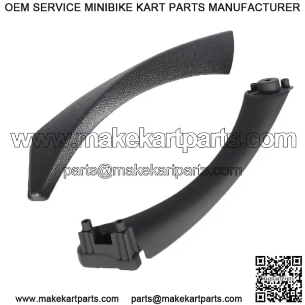 Passenger Side Inner+Outer Door Panel Handle Pull Trim Cover For BMW E90 328i - Image 2