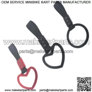 Handle Strap Charm Drift Heart Jdm Tsurikawa Ring Subway Train Bus New Black