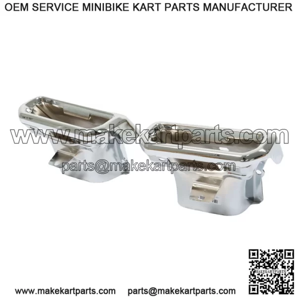 For 2019-2023 Chevrolet Silverado GMC Sierra 1500 Left&Right Side Exhaust Bezels - Image 4