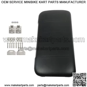 Black Front Seat Bottom For EZGO Medalist TXT 1994-2013 Golf Cart Hardware Incl.