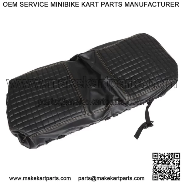 Black 4PCS Golf Carts Front And Rear Seat Covers For EZGO Medalist TXT 1994-2013 - Image 3