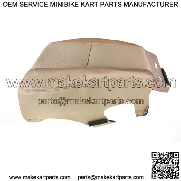 Driver Bottom Beige Cloth Seat Cover For 07-14 Chevy Silverado 1500 2500 3500HD