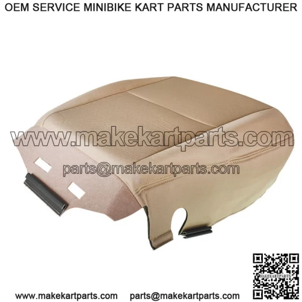 Driver Bottom Beige Cloth Seat Cover For 07-14 Chevy Silverado 1500 2500 3500HD - Image 2