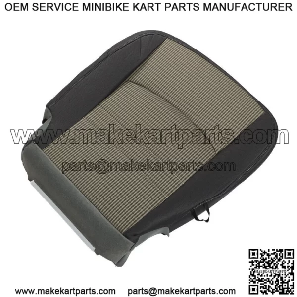 Left Driver Bottom Gray Cloth Seat Cover+Foam Cushion For Dodge Ram 1500 09-12 - Image 4