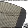 Left Driver Bottom Gray Cloth Seat Cover+Foam Cushion For Dodge Ram 1500 09-12 - Image 5