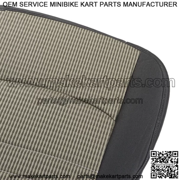 Left Driver Bottom Gray Cloth Seat Cover+Foam Cushion For Dodge Ram 1500 09-12 - Image 5