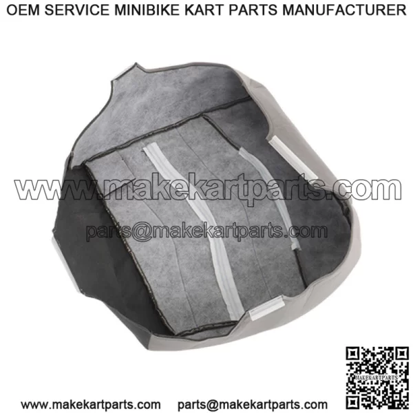 For 1999-2000 Ford F250 F350 F450 F550 XLT Front Seat Cover Driver Gray Cloth - Image 2