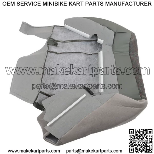 For Dodge Ram 1500 2500 3500 1994-1997 Seat Cover Front Driver Bottom Cloth Gray - Image 2
