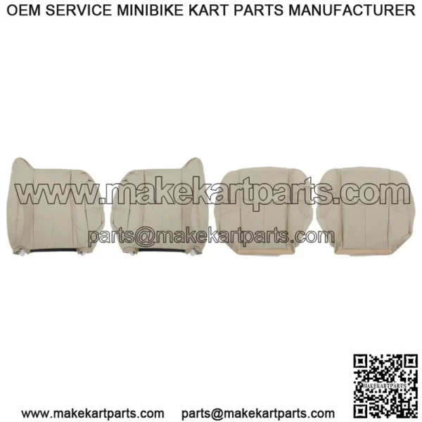 Seat Cover For 2003 2004-2006 Cadillac Escalade Front Both Side Bottom&Back Tan