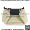 Driver Side Bottom  Leatherette Seat Cover Tan For 2007-2014 Cadillac Escalade - Image 4