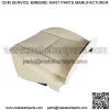 Driver Side Bottom  Leatherette Seat Cover Tan For 2007-2014 Cadillac Escalade - Image 5