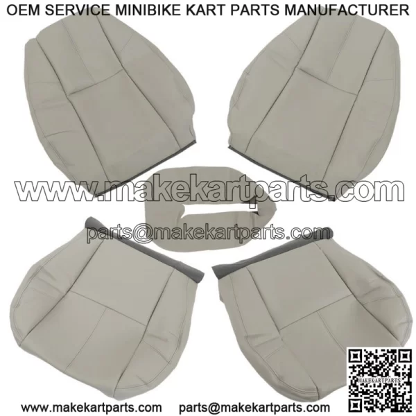 For 2007-2014 Chevy Tahoe GMC Sierra Bottom Driver&Passenger Leather Seat Cover - Image 3