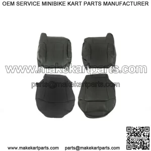 Seat Cover For 1999-2002 Chevy Silverado&GMC Sierra Leather Graphite Both Side
