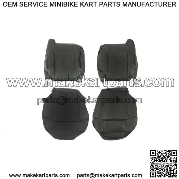 Seat Cover For 1999-2002 Chevy Silverado&GMC Sierra Leather Graphite Both Side